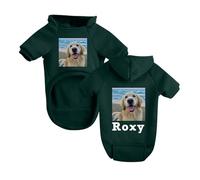 Custom Dog Hoodies, Personalized Photo/Print Name/Logo Pet Pullover Sweatshirt Clothes Soft Fleece Jumper Warm Winter Sweatshirt for Puppy Small Medium Dogs