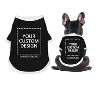 Custom Dog Shirt Design, Dog T-Shirt with Text Name Image Print, Breathable Soft Dog Costume, Persoanlised Clothes for Dogs