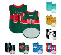 Custom Dog Shirt Personalized Pet Clothes Jersey Various Sizes Customized Any Name & Number for Small & Middle and Big Dogs