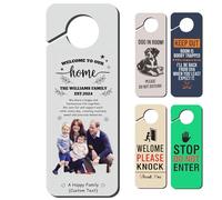 Custom Door Hangers/Personalized Door Knob Hanger Plaque, Create Your Own Message Sign - Upload Your Any Designs/for Office Bedroom Hotel Conference