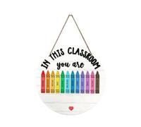 Custom Door Sign For Classroom, 3D Personalized In This Classroom You Are Door Sign, Welcome Door Sign, Teacher Door Hanger, Back To School Gift, Teacher Gifts (A)