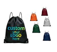 Custom Drawstring Backpacks Bags,Personalized Logo Draw String Bags (100)