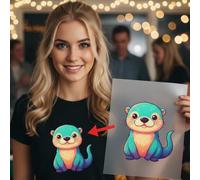 Custom DTF Iron-On Transfer Print - A3 Size | Your Design Printed on Premium EU-Made Film | Professional Quality Heat Transfer for T-Shirts, Hoodies, Bags & More