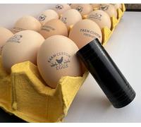 Custom Duck Egg Stamps for Fresh Eggs Personalized with Quick-Drying Ink - 0.65/0.8/1inch (Metal Stamps)