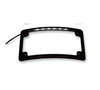Custom Dynamics Radius LED License Plate Frame - Black LPF-RAD-B-LP