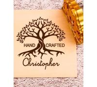 Custom Electric Branding Iron for Wood Personalized Branding Iron Heat Stamp for Woodworking Gift for Craft Lovers (1.5"x1.5")