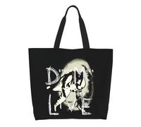 Custom Electronic Rock Depeche Cool Mode Shopping Canvas Bags Women Reusable Large Capacity Grocery Shopper Tote Bags