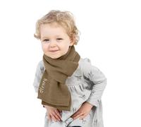 Custom Embroidered Children's Scarves Knitted Scarfs Winter Warm Solid Color Scarves Soft Comfortbale Neck Warmer for Girls Boys