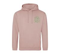 Custom Embroidered Faceless Portrait Outline Hoodie - Personalised Unisex Design Custom Hoodie - Embroidered Jumper for Men and Women - Matching Couples Gifts Hooded Sweatshirt (Dusty Pink, XS)