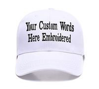 Custom Embroidered Hat Logo,Personalized Baseball Cap, Customized Kids Sun Hats,Mens Summer Trucker Cap,Outdoor Sport Ponytail Cap, Unisex Embroidered Cap, Family Matching Accessories,DAD/Mom Gifts
