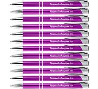 Custom Engraved Ballpoint Pens, Personalized Ballpoint Pens with Company Name, Logo, Phone, URL, Custom Gifts Pens for Business, Commercial Publicity, Marketing Promotion Events, Black Ink 36Pcs