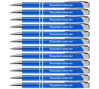 Custom Engraved Ballpoint Pens, Personalized Ballpoint Pens with Company Name, Logo, Phone, URL, Custom Gifts Pens for Business, Commercial Publicity, Marketing Promotion Events, Black Ink 12Pcs