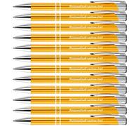 Custom Engraved Ballpoint Pens, Personalized Ballpoint Pens with Company Name, Logo, Phone, URL, Custom Gifts Pens for Business, Commercial Publicity, Marketing Promotion Events, Black Ink 12Pcs