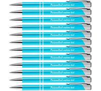 Custom Engraved Ballpoint Pens, Personalized Ballpoint Pens with Company Name, Logo, Phone, URL, Custom Gifts Pens for Business, Commercial Publicity, Marketing Promotion Events, Black Ink 12Pcs