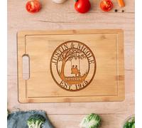 Custom Engraved Cutting Board - Perfect Personalized Gift for Parents, Couples on Anniversary, Christmas, Wedding, Birthday, or Valentine's Day