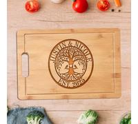 Custom Engraved Cutting Board - Perfect Personalized Gift for Parents, Couples on Anniversary, Christmas, Wedding, Birthday, Valentine's Day
