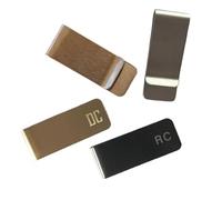Custom Engraved Money Clip,Personalized Wallet Money Clip for Cash,Gold Black Money Clip for Men,Groomsmen Gift,Gift for Dad, Silver, 50x26x8mm