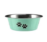 Custom Engraved Stainless Steel Dog Bowl - Personalized Pet Bowl for Dogs, Easy Customization Pet Supplies, Perfect Pet Gift for Dog Lovers (Cyan, S)