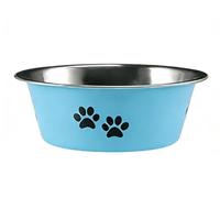 Custom Engraved Stainless Steel Dog Bowl - Personalized Pet Bowl for Dogs, Easy Customization Pet Supplies, Perfect Pet Gift for Dog Lovers (Blue, S)
