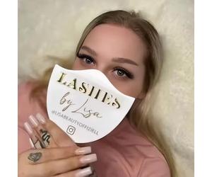 Custom Eyelash Technician Photo Prop Lash Extension Face Paddle Personalised Acrylic Handheld Lash Mirror For Social Media Lash Tech Supplies Lash Room(White)