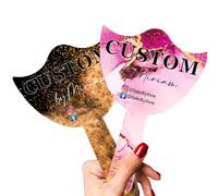 Custom Eyelash Technician Photo Prop Personalised Acrylic Handheld Lash Mirror Beauty Mirror For Social Media Lash Tech Supplies Room Decor,Gifts For Lash Techs