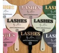 Custom Eyelash Technician Photo Prop, Personalised Acrylic Handheld Lash Mirror, Eyelash Beauty Beauty Mirror For Social Media Lash Tech Supplies Lash Room Decor, Gifts For Lash Techs