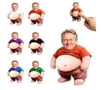 Custom Face Cute Refrigerator Magnets,Personalized Funny Squishy Belly Fridge Magnets,Squeezable 3D Soft Belly Fridge Decor,Stress Relief Gift for Birthday,Couples & Friends,Father Day,Mother Day