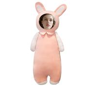 Custom Face Pillow Cute Personalised Photo Plush Doll for Home Sofa Decor Valentine's Day Christmas Doll Gift for Couples Funny Boyfriend Girlfriend Friend Personalised Gift Upload Photo (Pink)