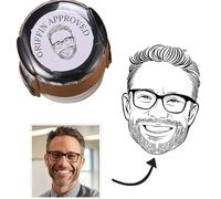 Custom Face Stamp Self Inking Custom Portrait Stamp from Photo, Hand-Drawn Portraits Stamps, Personalized Photo Teacher Stamper with Portrait & Text
