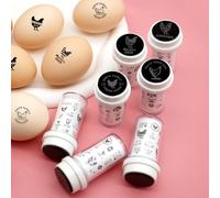 Custom Farm Fresh Egg Stamp | Personalized Egg Stamp Labels | DIY Chicken Eggs Stamper Mold