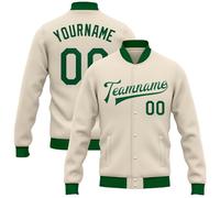 Custom Fashion Varsity Jacket Cotton Blend Letterman Baseball Jacket Unisex Coats Personalized Name Number Personalized Bomber Jackets