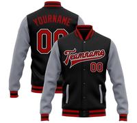 Custom Fashion Varsity Jacket Cotton Blend Letterman Baseball Jacket Unisex Coats Personalized Name Number Personalized Bomber Jackets