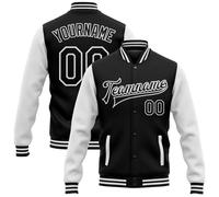 Custom Fashion Varsity Jacket Cotton Blend Letterman Baseball Jacket Unisex Coats Personalized Name Number Personalized Bomber Jackets
