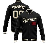 Custom Fashion Varsity Jacket Cotton Blend Letterman Baseball Jacket Unisex Coats Personalized Name Number Personalized Bomber Jackets