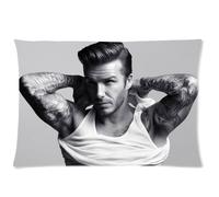 Custom Fashionable David Beckham Queen Size Rectangle Pillow Cases 20''*30''(ONE SIDE)