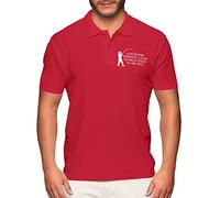 Custom Fishing Polo Shirt, Personalised Fishing Tour Gifts, Fisherman Polo Shirts, Stag Do Tops for Men, Fishing Club Team Matching Shirts, 3XL, Red