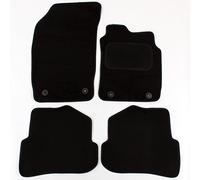 Custom Fit Carpet Car Floor Mats for Audi A1 2010-2018, 4 Piece Set, Black with Extra Thick Heel Pad