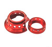 Custom Fit Decorative Ring for DAIWA Fishing Reels, Works with For TATULA, For ALPHAS, and For STEEZ Series (red)