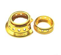 Custom Fit Decorative Ring for DAIWA Fishing Reels, Works with For TATULA, For ALPHAS, and For STEEZ Series (golden)