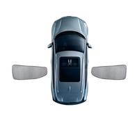 Custom-fit full blackout car sunshade curtains for AUDI A5 COUPE, vehicle-specific heat insulation accessory, rear windows 2 pcs