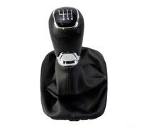 Custom Fit Gear Shift Knob for Skoda Octavia A5 for A6 2004 2012, Metal and Protective Leather Boot for Aesthetic Appeal (6 Speed)