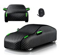 Custom Fit Heavy-Duty Hail Car Cover Thickened 5-Layer All Weather Waterproof Snow UV Resistant Outdoor Full Exterior Car Covers Compatible with M itsubishi Outlander(185 * 71 * 67″),Black