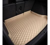 Custom Fit Leather Car Trunk Mat for JEEP Wrangler 4doors 2008-2010, Waterproof Anti Scratch Cargo Liner Boot Mat Rear Trunk Tray Protector,Beige