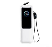 Custom Fit Silicone Case for For Anker Zolo Power Bank, Designed for Easy Access to All Ports and Connections (Transparent)
