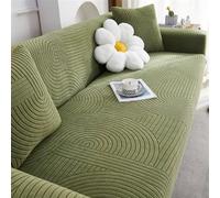 Custom Fit Sofa Cover - Anti-in Stretch Couch Cover, Personalized to Fit Your Dimeons, Matcha Green, 1-3 Seater, Easy to Inll, Fabric