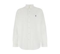 Polo Ralph Lauren Mens Custom Fit Stretch Poplin Shirt - Colour: 002 White - Size: XXL