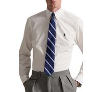 Polo Ralph Lauren Mens Custom Fit Stretch Poplin Shirt - Colour: 002 White - Size: Small