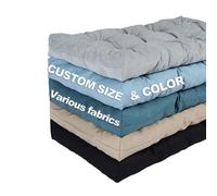 Custom Fit Waterproof Garden Bench Cushions Non Slip Outdoor Seat Pads for Patio Swing Dining 8cm Thick Ideal for Garden Furniture and Comfort