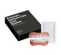 Custom-Fitted Functional Dentures with Snap-in Veneers - Soft and Skin-Friendly, Quickly Restoring A Natural Smile and Chewing Function (1pcs)