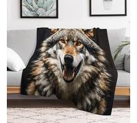 Custom Flannel Fleece Throw Blanket for Adults 30x40 Lightweight Hungry Like A Wolf Bedtime Blanket Soft Warm Blankets for Bed Couch Sofa Camping Picnic Wedding Gift Winter Home Decoration
